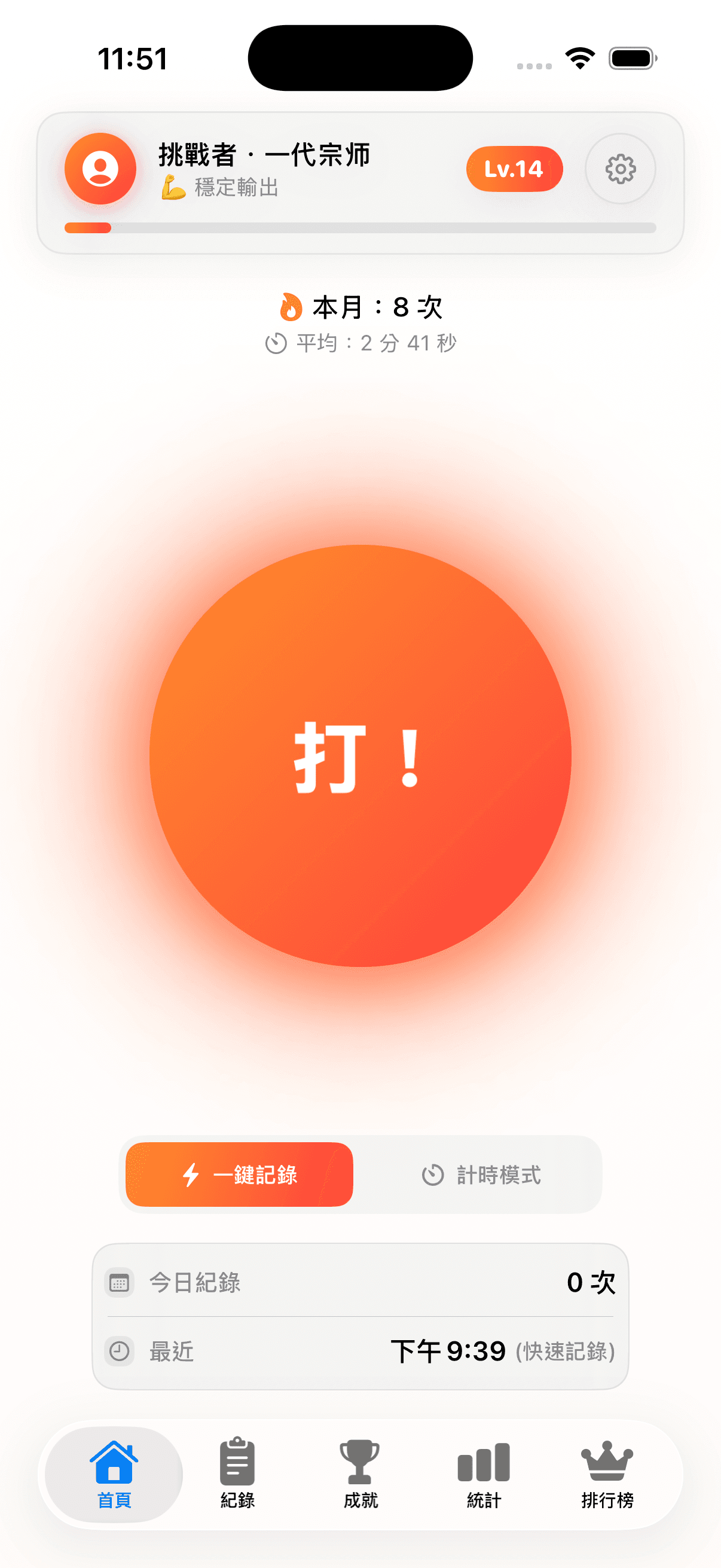 私密記錄，一樣有成就感。